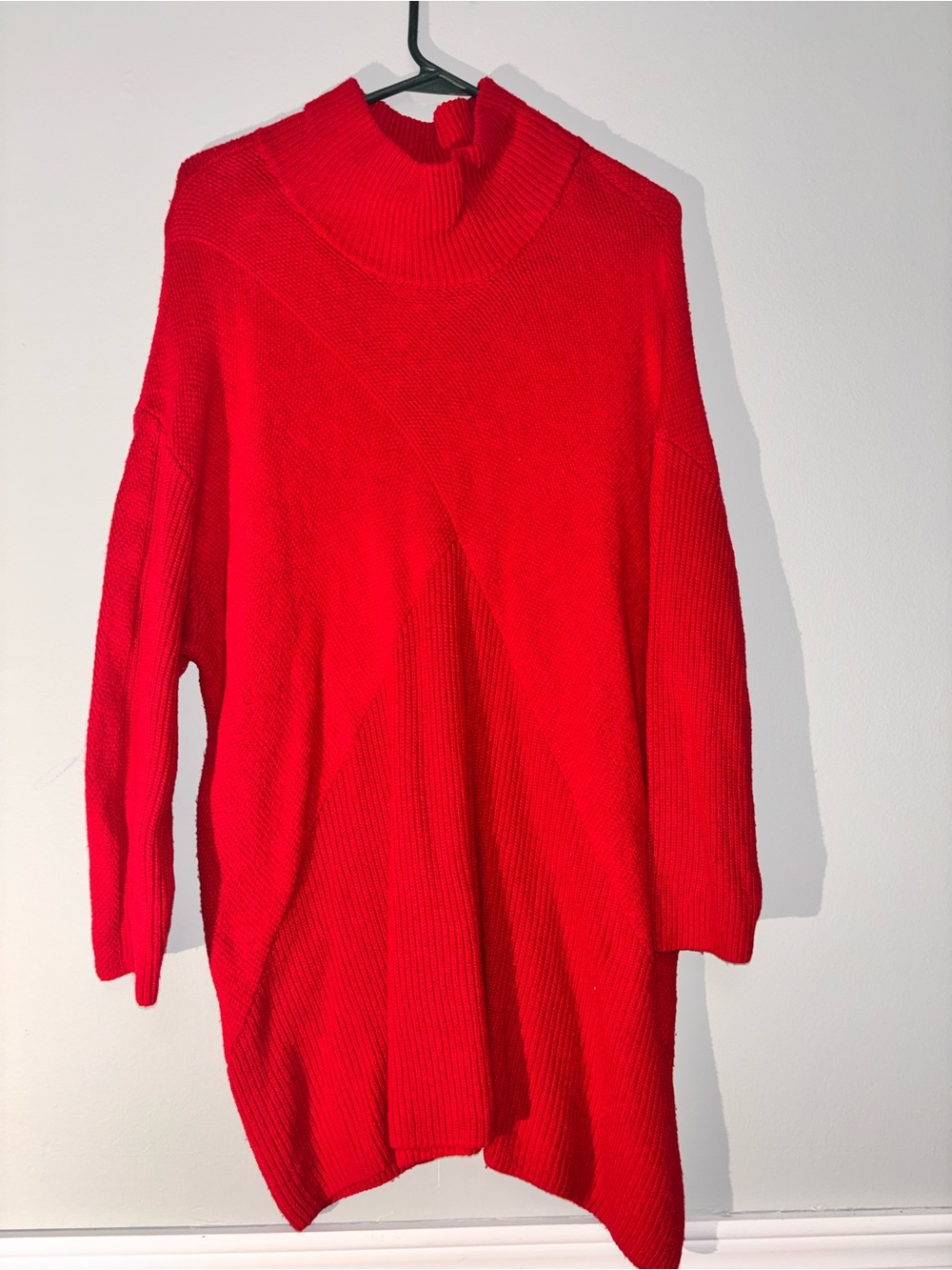 Talbots Bright Red Ribbed Sweater